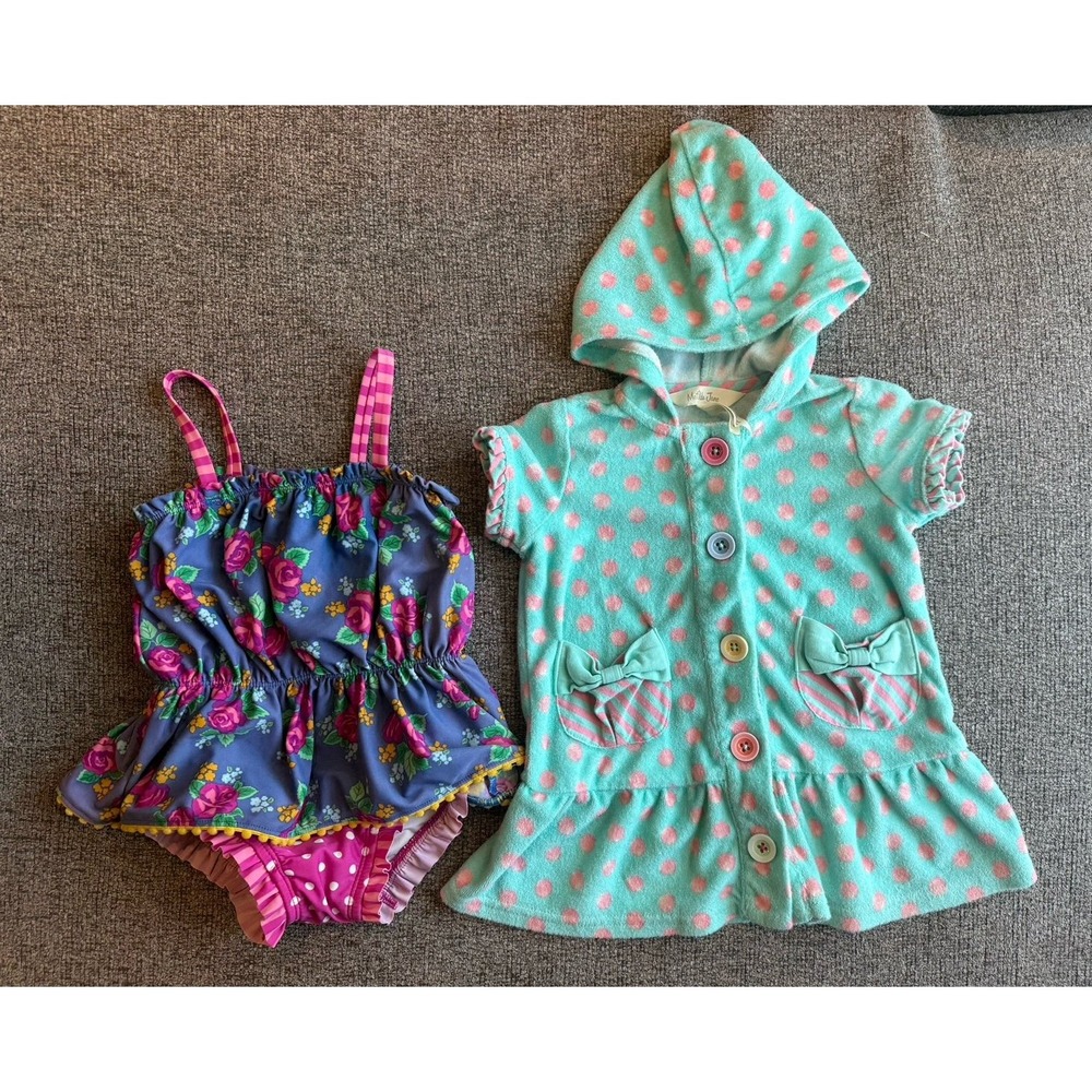 Matilda Jane Swimsuiy Bathing Suit Coverup Bundle
